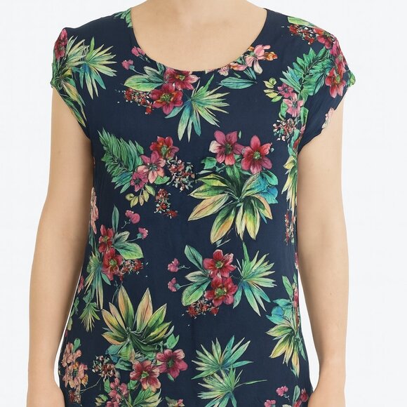 RACHEL Rachel Roy Floral Print Top - Picture 1 of 7